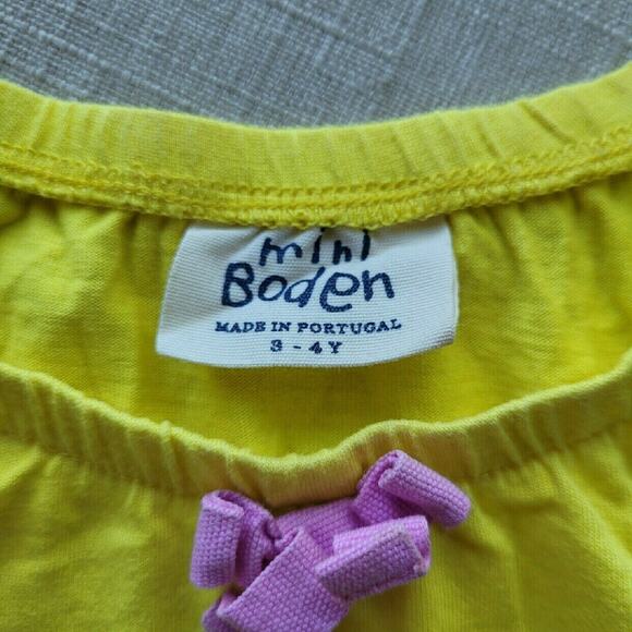 Mini Boden Yellow Tank Top - Picture 3 of 5